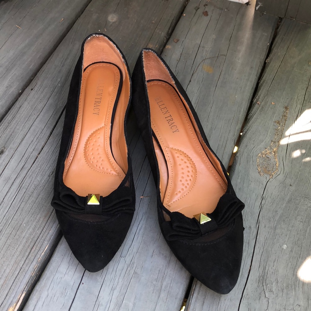 Ellen Tracy Wedge Pump Black Bryn